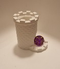 Mini Dice Tower -  Hvit thumbnail