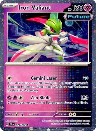 Iron Valiant [Cosmos Holo] #79 Pokemon Temporal Forces