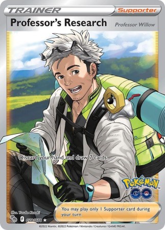 Professor's Research: Professor Willow #78 Pokemon Go
