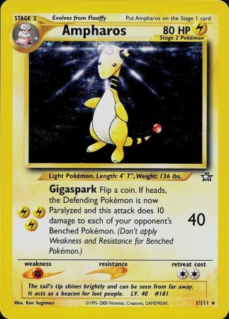 Ampharos #1 Pokemon Neo Genesis