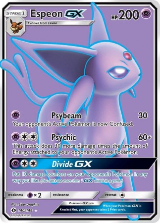 Espeon GX #140 Pokemon Sun & Moon