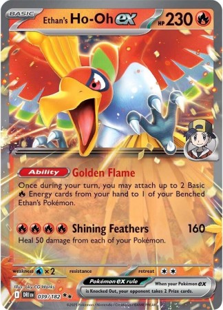 Ethan's Ho-Oh ex #39 Pokemon Destined Rivals
