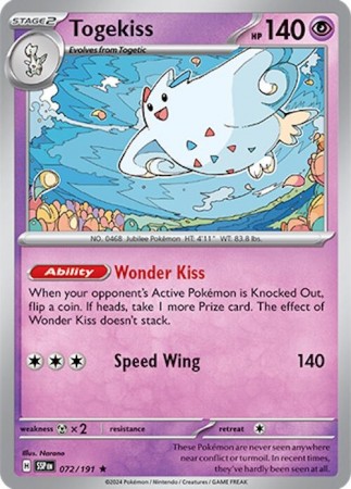 Togekiss #72 Pokemon Surging Sparks