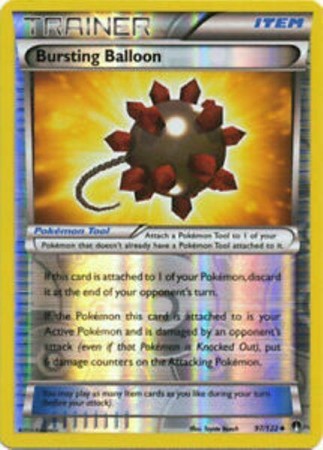 Bursting Balloon [Reverse Holo] #97 Pokemon BREAKpoint