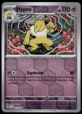 Hypno [Reverse Holo] #17 Pokemon Shrouded Fable