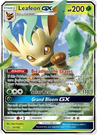 Leafeon GX #13 Pokemon Ultra Prism 