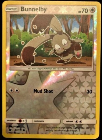 Bunnelby [Reverse Holo] #87 Pokemon Crimson Invasion