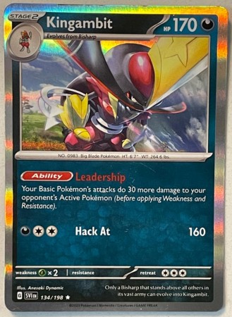 Kingambit [Holo] #134 Pokemon Scarlet & Violet