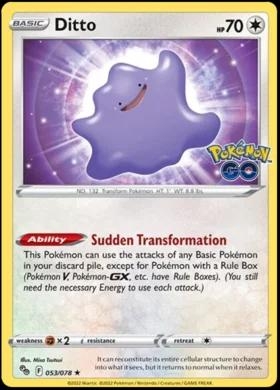 Ditto [Holo] #53 Pokemon Go