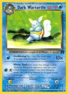 Dark Wartortle #46 Pokemon Team Rocket 