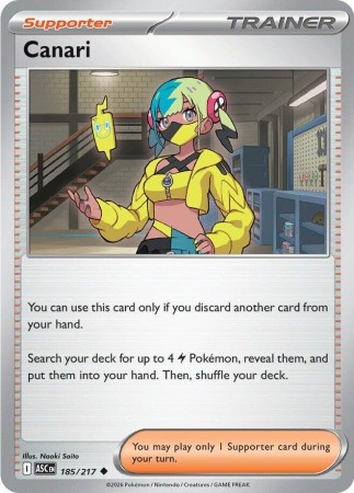 Canari #185 Pokemon Ascended Heroes