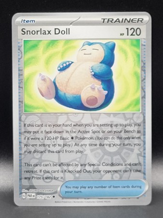 Snorlax Doll [Reverse Holo] #175 Pokemon Paradox Rift