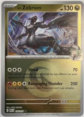 N's Zekrom [Energy] #155 Pokemon Ascended Heroes