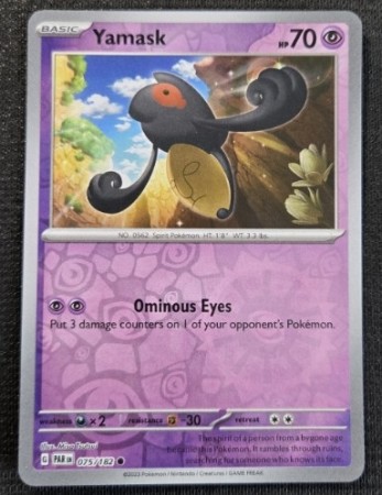 Yamask [Reverse Holo] #75 Pokemon Paradox Rift