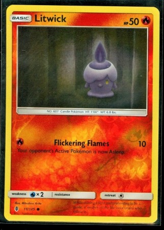 Litwick [Reverse Holo] #11 Pokemon Guardians Rising
