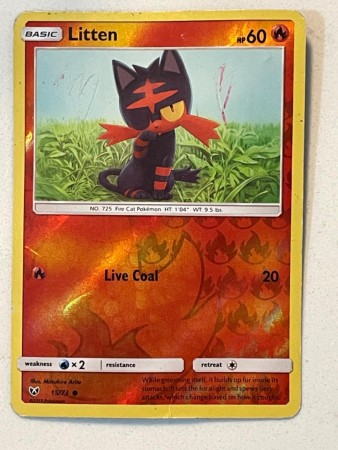 Litten [Reverse Holo] #15 Pokemon Shining Legends
