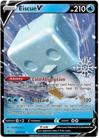 Eiscue V [Snowflake Stamp] #55 Pokemon Rebel Clash