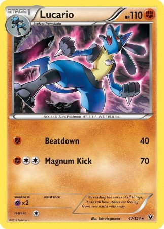 Lucario #47 Pokemon Fates Collide