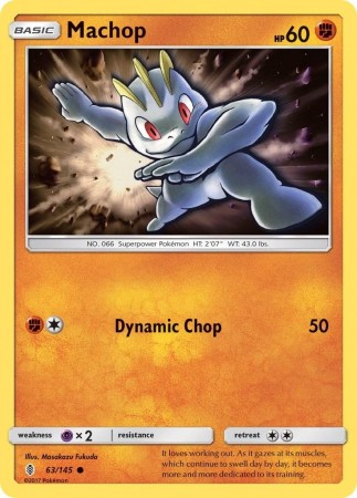 Machop #63 Pokemon Guardians Rising