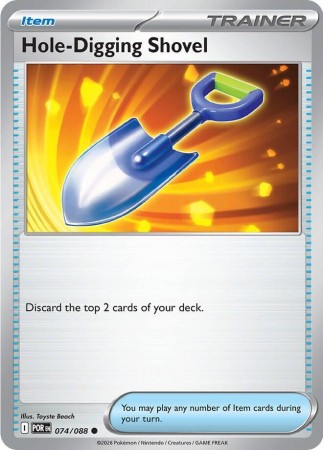 Hole-Digging Shovel #74 Pokemon Perfect Order