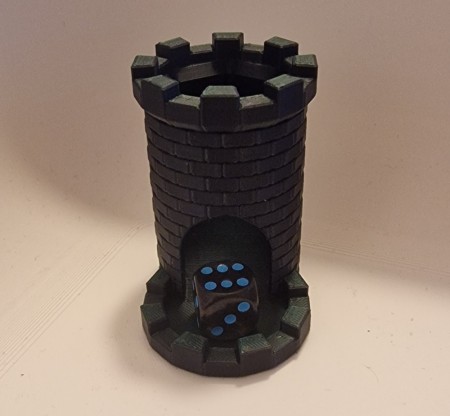 Mini Dice Tower - Grønn/Sort