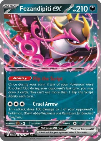 Fezandipiti Ex #142 Pokemon Ascended Heroes