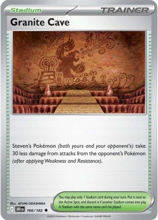 Granite Cave #166 Pokemon Destined Rivals