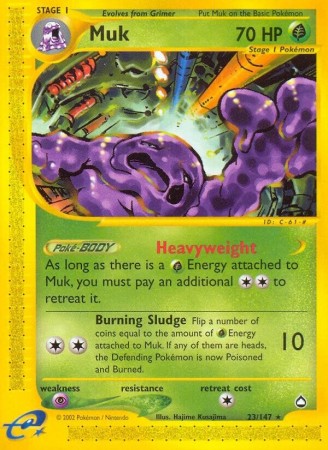 Muk #23 Pokemon Aquapolis