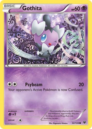 Gothita #32 Pokemon Fates Collide
