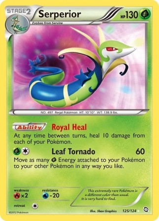 Serperior #125 Pokemon Dragons Exalted