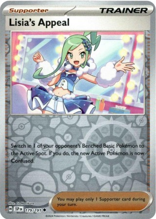 Lisia's Appeal [Reverse Holo] #179 Pokemon Surging Sparks