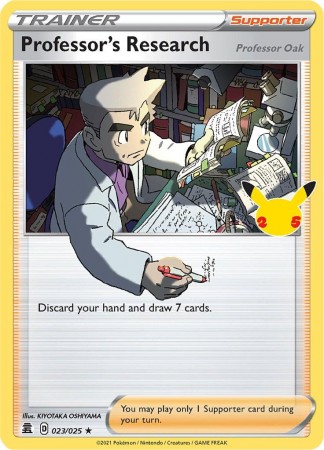 Professor's Research #23 Pokemon Celebrations