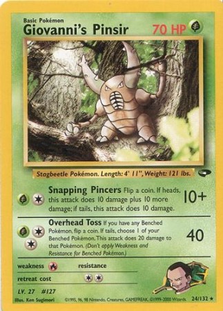 Giovanni's Pinsir #24 Pokemon Gym Challenge