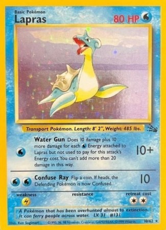 Lapras #10 Pokemon Fossil 
