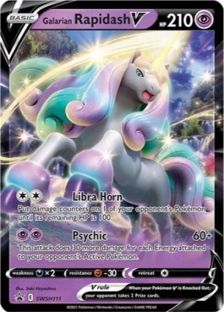 Galarian Rapidash V #SWSH111 Pokemon Promo