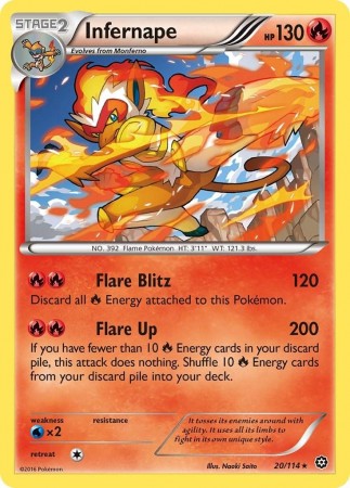 Infernape #20 Pokemon Steam Siege