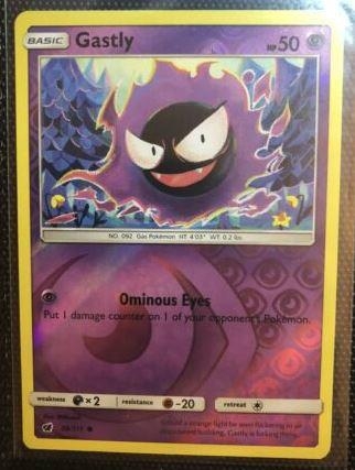 Gastly [Reverse Holo] #36 Pokemon Crimson Invasion