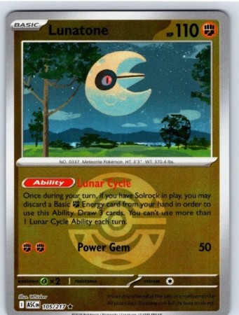 Lunatone [Ball] #105 Pokemon Ascended Heroes