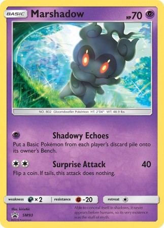 Marshadow #SM93 Pokemon Promo 