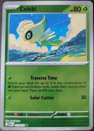 Celebi [Reverse Holo] #12 Pokemon Mega Evolution