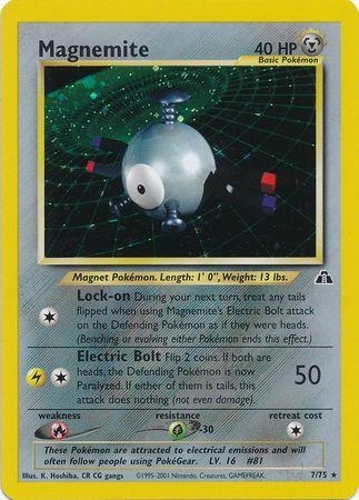 Magnemite #7 Pokemon Neo Discovery