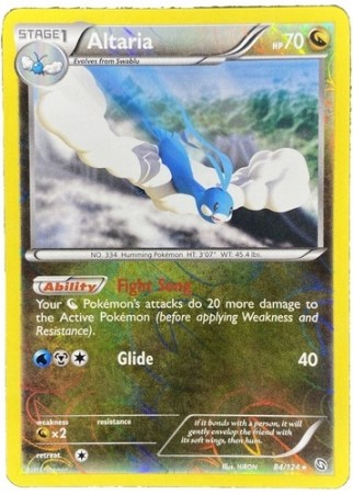 Altaria [Reverse Holo] #84 Pokemon Dragons Exalted