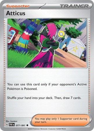 Atticus #77 Pokemon Paldean Fates