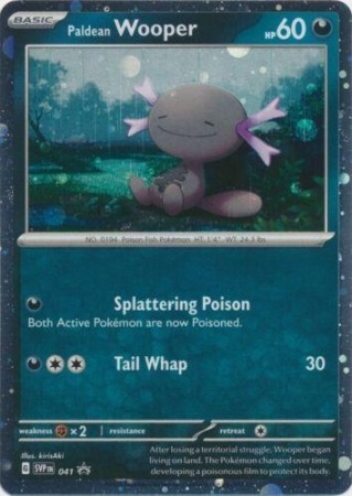 Paldean Wooper #41 Pokemon Promo