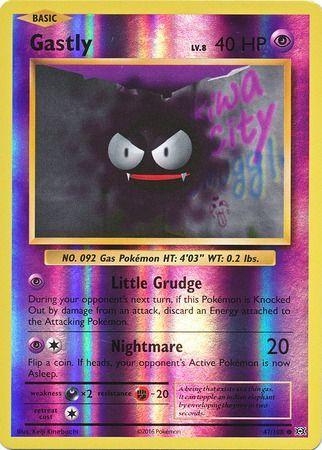 Gastly [Reverse Holo] #47 Pokemon Evolutions 