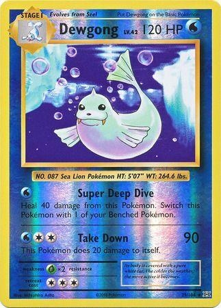 Dewgong [Reverse Holo] #29 Pokemon Evolutions 