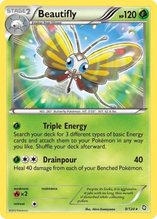 Beautifly #8 Pokemon Dragons Exalted 