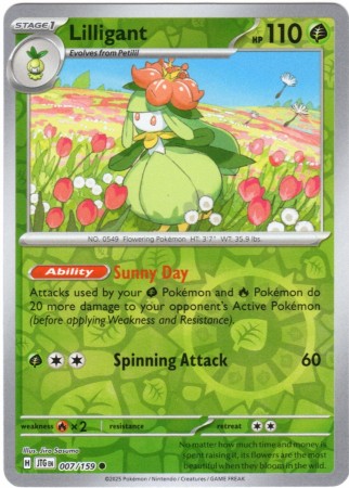 Lilligant [Reverse Holo] #7 Pokemon Journey Together