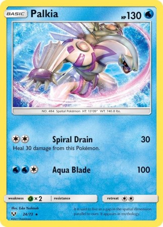 Palkia #24 Pokemon Shining Legends 