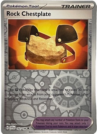 Rock Chestplate [Reverse Holo] #192 Pokemon Scarlet & Violet